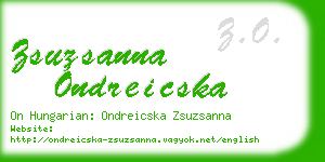 zsuzsanna ondreicska business card